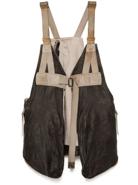 Boris Bidjan Saberi panelled buckled gilet