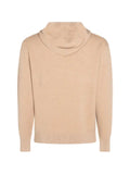 Canali knitted pouch-pocket hoodie