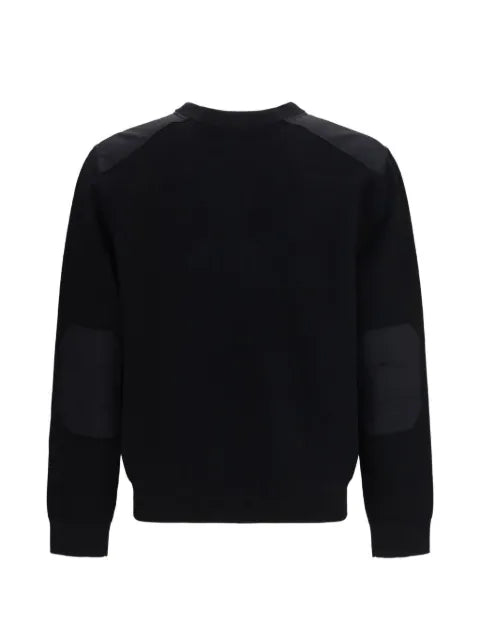 Moose Knuckles logo-plaque chest-pocket sweater
