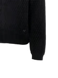 Emporio Armani button-up textured sweater