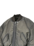 Rick Owens Secchia Flight cropped ruched-sleeve bomber jacket